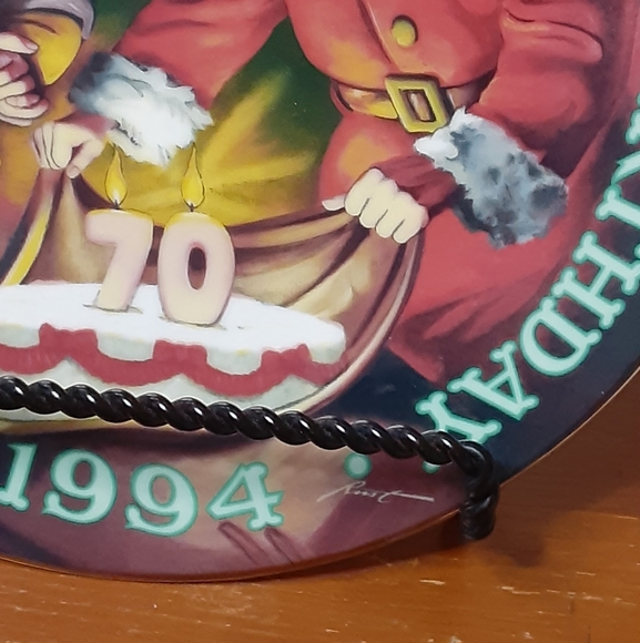 Vintage Emmett Kelly, Jr. 70th Birthday Commemorative Limited Edition Plate - Picture 4 of 7